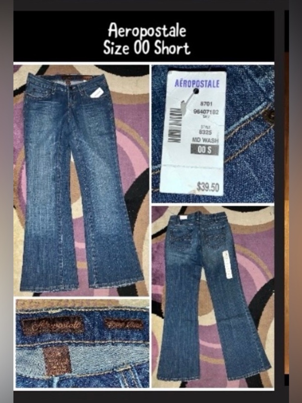 2 Pairs of Jeans --- Size 00 (Aeropostale and American Eagle)